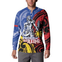 Philippines Lapu-Lapu Button Sweatshirt Proud Of My King