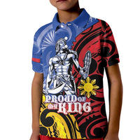 Philippines Lapu-Lapu Kid Polo Shirt Proud Of My King