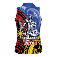 Philippines Lapu-Lapu Women Sleeveless Polo Shirt Proud Of My King