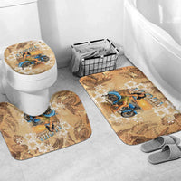Aloha Hawaii Biker Bathroom Set Ride To Paradise