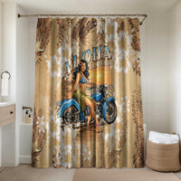 Aloha Hawaii Biker Bathroom Set Ride To Paradise