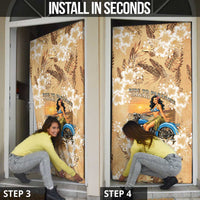 Aloha Hawaii Biker Door Cover Ride To Paradise