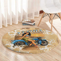 Aloha Hawaii Biker Round Carpet Ride To Paradise LT05 - Polynesian Pride