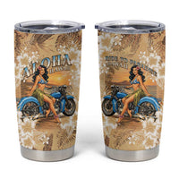 Aloha Hawaii Biker Tumbler Cup Ride To Paradise
