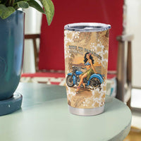 Aloha Hawaii Biker Tumbler Cup Ride To Paradise