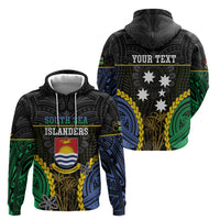 Personalised South Sea Islanders And Gilbert Islands Hoodie Kanakas Polynesian Pattern LT05 - Polynesian Pride