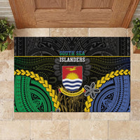 South Sea Islanders And Gilbert Islands Rubber Doormat Kanakas Polynesian Pattern