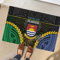 South Sea Islanders And Gilbert Islands Rubber Doormat Kanakas Polynesian Pattern