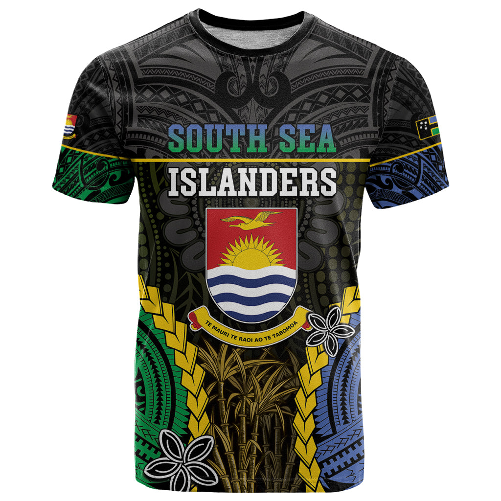 Personalised South Sea Islanders And Gilbert Islands T Shirt Kanakas Polynesian Pattern