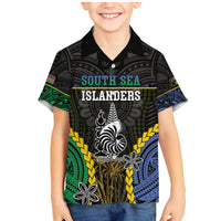 Personalised South Sea Islanders And New Caledonia Family Matching Mermaid Dress and Hawaiian Shirt Kanakas Polynesian Pattern