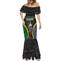 Personalised South Sea Islanders And New Caledonia Mermaid Dress Kanakas Polynesian Pattern LT05 - Polynesian Pride
