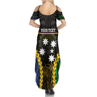 Personalised South Sea Islanders And New Caledonia Summer Maxi Dress Kanakas Polynesian Pattern LT05 - Polynesian Pride