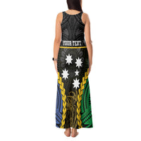 Personalised South Sea Islanders And New Caledonia Tank Maxi Dress Kanakas Polynesian Pattern LT05 - Polynesian Pride