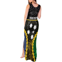 Personalised South Sea Islanders And New Caledonia Tank Maxi Dress Kanakas Polynesian Pattern LT05 - Polynesian Pride