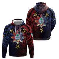 Philippines Guam Zip Hoodie Filipino Sun With Guaman Seal LT05 - Polynesian Pride