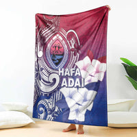 Guam Gadao Blanket Hafa Adai Micronesian Tribal Pattern