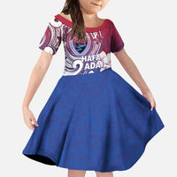 Guam Gadao Family Matching Tank Maxi Dress and Hawaiian Shirt Hafa Adai Micronesian Tribal Pattern