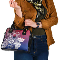 Guam Gadao Shoulder Handbag Hafa Adai Micronesian Tribal Pattern