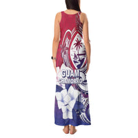 Guam Gadao Tank Maxi Dress Hafa Adai Micronesian Tribal Pattern