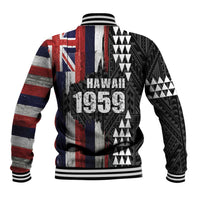 Hawaii 1959 Statehood Day Baseball Jacket Classic Style