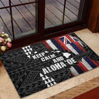 Hawaii 1959 Statehood Day Rubber Doormat Classic Style