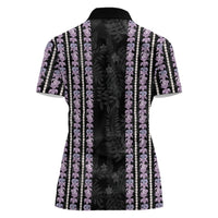 Hawaii Queen Liliuokalani Women Polo Shirt Hawaiian Lei Pua Kalaunu LT05 - Polynesian Pride
