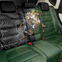 South Africa And New Zealand Back Car Seat Cover Springboks And Kiwis Rugby Rivalry