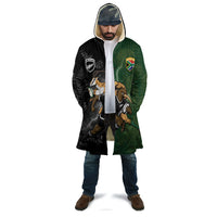 Custom South Africa And New Zealand Cloak Springboks And Kiwis Rugby Rivalry