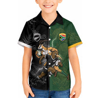 Custom South Africa And New Zealand Hawaiian Shirt Springboks And Kiwis Rugby Rivalry