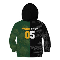 Custom South Africa And New Zealand Kid Hoodie Springboks And Kiwis Rugby Rivalry