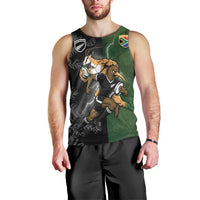 Custom South Africa And New Zealand Men Tank Top Springboks And Kiwis Rugby Rivalry