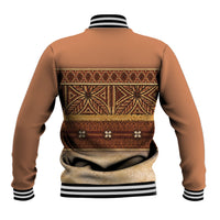 Polynesian Princess Inspired Cosplay Costume Baseball Jacket Traditional Tapa Pattern