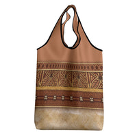 Polynesian Princess Inspired Cosplay Costume Grocery Bag Traditional Tapa Pattern
