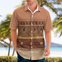 Polynesian Princess Inspired Cosplay Costume Hawaiian Shirt Traditional Tapa Pattern