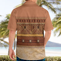 Polynesian Princess Inspired Cosplay Costume Hawaiian Shirt Traditional Tapa Pattern