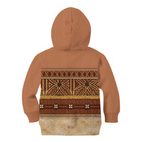 Polynesian Princess Inspired Cosplay Costume Kid Hoodie Traditional Tapa Pattern