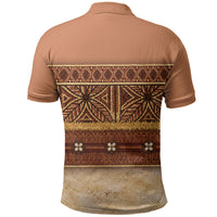 Polynesian Princess Inspired Cosplay Costume Polo Shirt Traditional Tapa Pattern