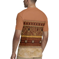 Polynesian Princess Inspired Cosplay Costume Rugby Jersey Traditional Tapa Pattern
