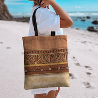 Polynesian Princess Inspired Cosplay Costume Tote Bag Traditional Tapa Pattern
