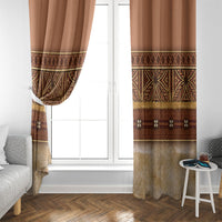 Polynesian Princess Inspired Cosplay Costume Window Curtain Traditional Tapa Pattern