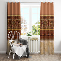 Polynesian Princess Inspired Cosplay Costume Window Curtain Traditional Tapa Pattern