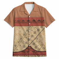 Island Elder Inspired Costume Hawaiian Shirt Polynesian Tribal Pattern