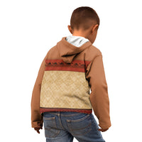 Island Elder Inspired Costume Kid Hoodie Polynesian Tribal Pattern