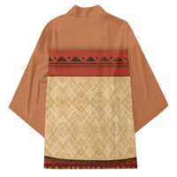 Island Elder Inspired Costume Kimono Polynesian Tribal Pattern
