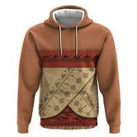 Island Elder Inspired Costume Zip Hoodie Polynesian Tribal Pattern