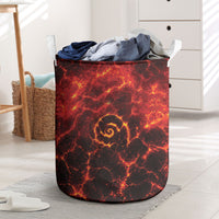 Lava Monster Costume Laundry Basket Fiery Lava Spiral
