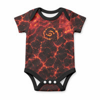 Lava Monster Costume Baby Onesie Fiery Lava Spiral