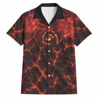 Lava Monster Costume Hawaiian Shirt Fiery Lava Spiral