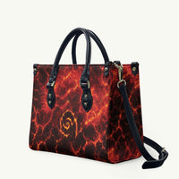 Lava Monster Costume Leather Bag Fiery Lava Spiral