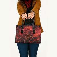 Lava Monster Costume Leather Bag Fiery Lava Spiral